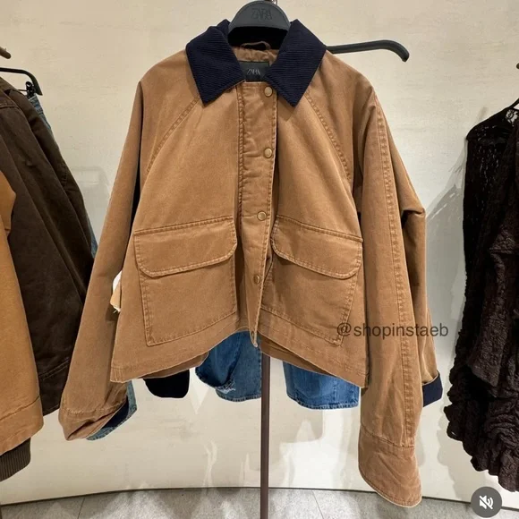 Zara Women's Brown Jacket - Picture 4 of 4